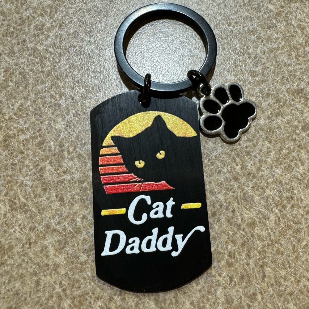 “Cat Daddy” keychain